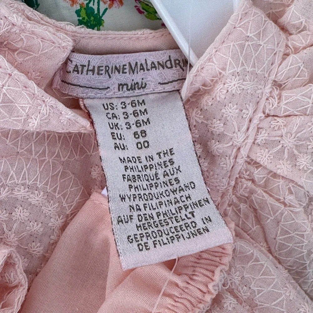 Tommy Bahama And Catherine Malandrino Chic Pink and Green Diaper Covers #A1 2Pc